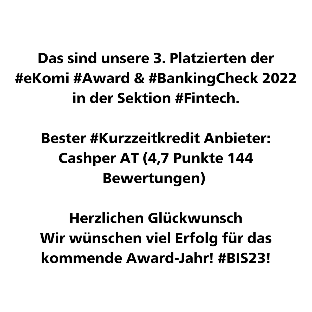 BankingCheck's tweet photo. ⭐⭐⭐⭐⭐
#bankingcheck #ekomi #award #bankingcheckaward #ekomiaward #gewinner #berlin #finanzen #fintech 
#insurtech #versicherung #feedback #feedbackcompany #kundenbewertungen  #Bewertungsplattform https://t.co/BMhgar4EBx