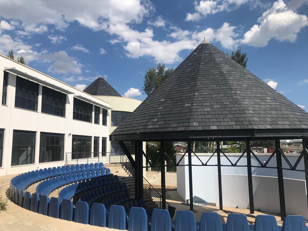 psclesotho's tweet photo. Lesotho Tourism Information and Crafts Centre in Maseru constructed with the support of PSCEDP II for the Ministry of Tourism, Environment and Culture. https://t.co/VH6KnWgnwI