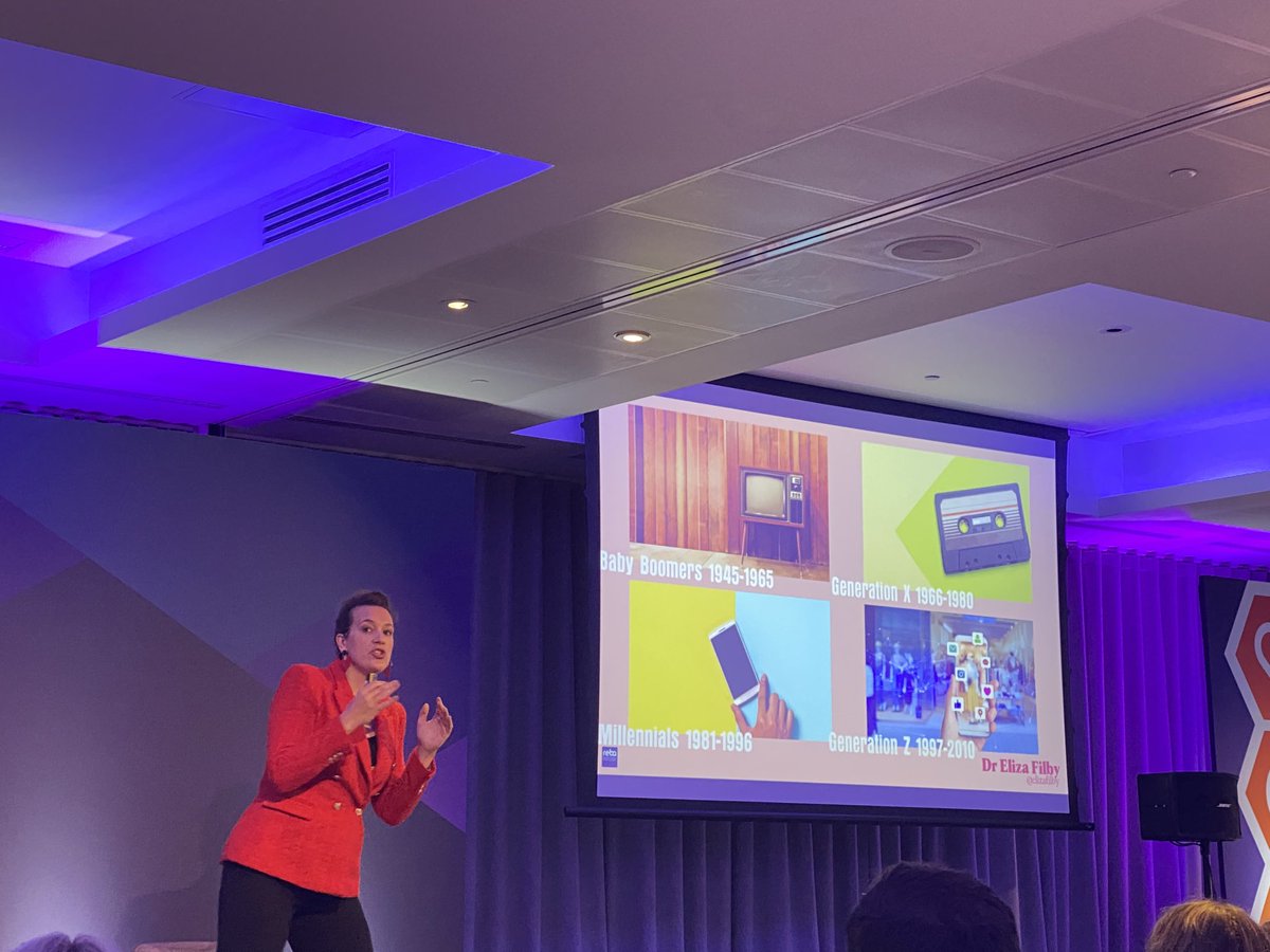 Enjoying the Reba congress #rebawellbeing. Great keynote by ⁦<a href="/ElizaFilby/">@ElizaFilby</a>⁩. Looking forward to speaking later sharing ⁦<a href="/BHFamAtWork/">Bright Horizons</a>⁩ research