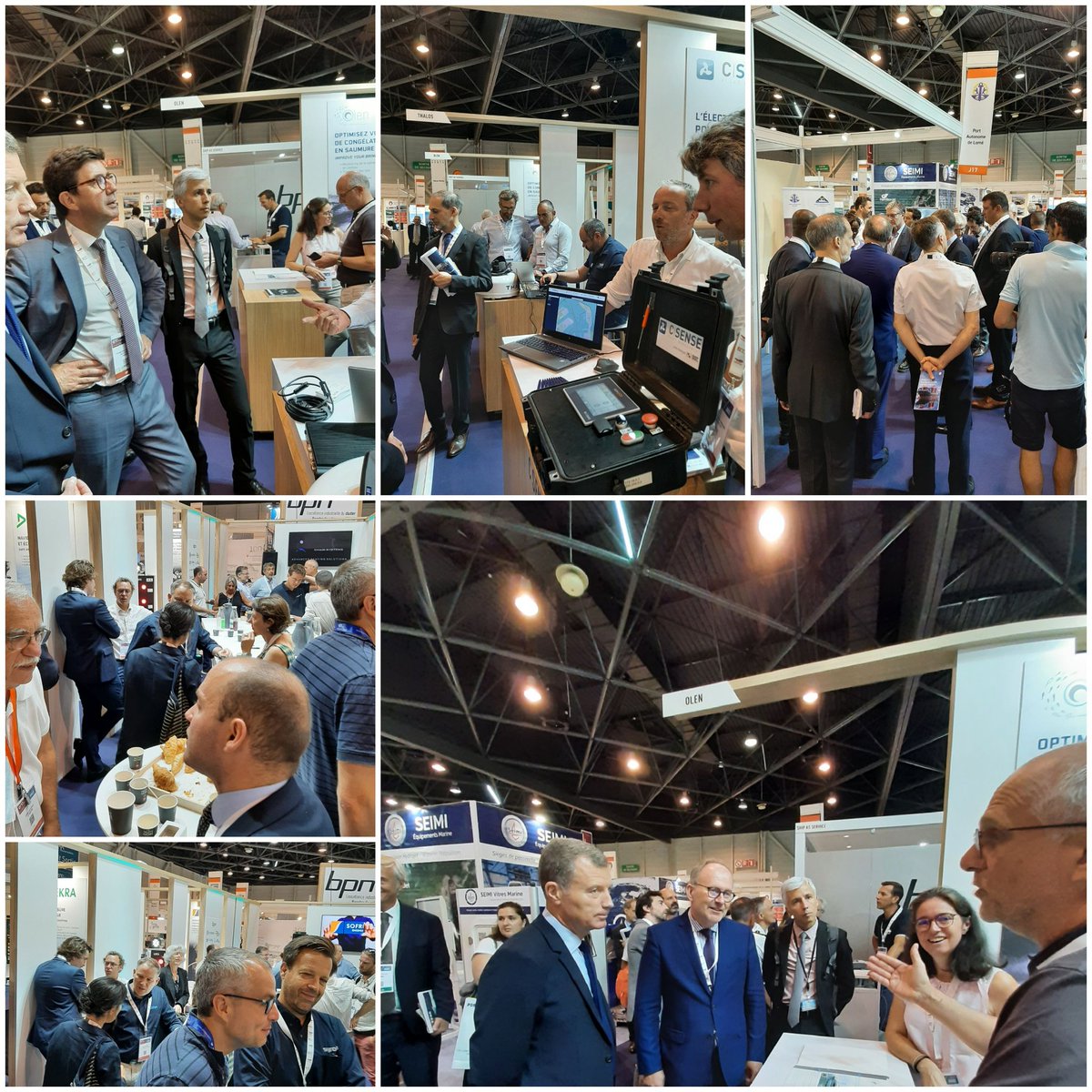 #Euromaritime2022 l #excellencebretagne 13 entreprises innovantes compétitives 🙏nos entreprises <a href="/Bpnaval/">Bretagne Pôle Naval</a> ambassadrices des #compétences  <a href="/regionbretagne/">Région Bretagne</a> ⛴🌊  <a href="/LoigCG/">Loïg Chesnais-Girard</a> <a href="/BCInter/">Bretagne Commerce International (BCI)</a> <a href="/SST_SeaSideTech/">Seasidetech</a> @MerForteDesign <a href="/iwsa_secretary/">Int. Windship Assoc.</a> <a href="/ShipAsAService/">Ship As A Service(r)</a> <a href="/enag/">enag</a> <a href="/inorope/">inorope.com</a> @AntoineDebled