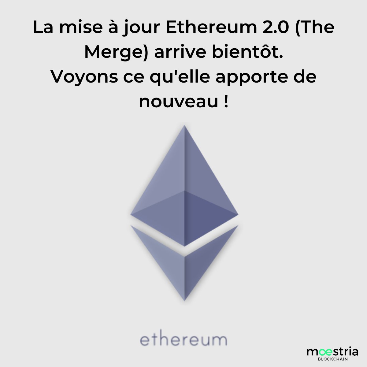Maestria_Chain's tweet photo. On fait le point sur Ethereum 2.0 ! $ETH https://t.co/DVINO6dGTI