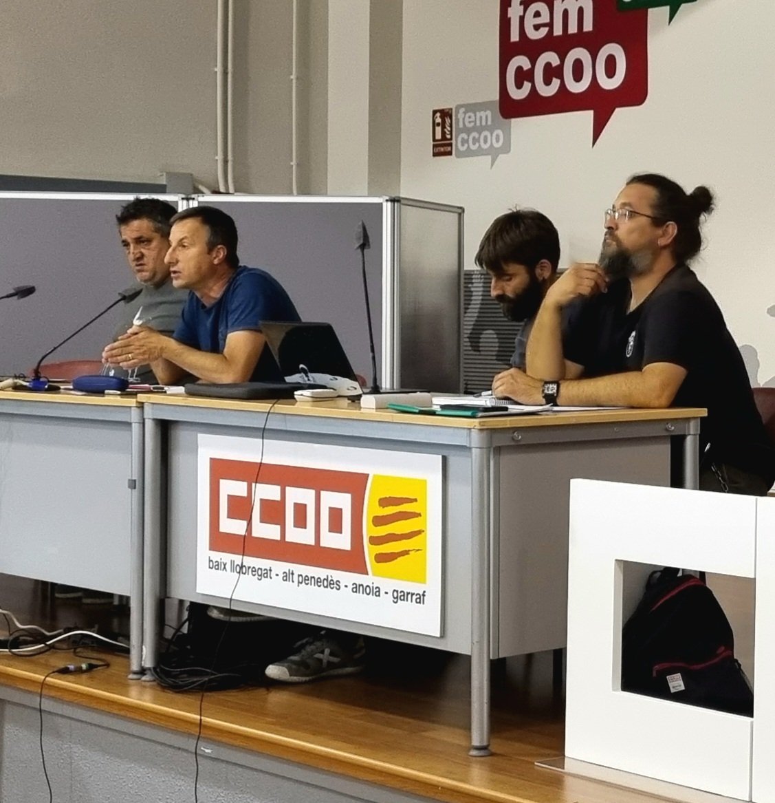 Última intervención explicando los siguientes puntos:

▪️Situación de la sección sindical de CCOO Nissan después del 30 de junio.

▪️Garantía de empleo áreas de continuidad 

▪️Contratación centro de recambios 

▪️Demanda Quinquenios