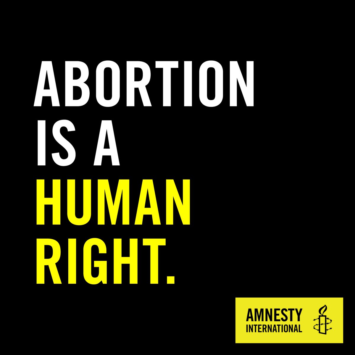 Simple as that. #Abortion is a #HumanRight.

The #UnitedStates Supreme Court has ruled to end protections to the #RightToAbortion. 

SIGN THE PETITION now to demand that governors across the #USA stop the abortion bans &amp; protect the right to abortion care. amnesty.org/en/petition/st…