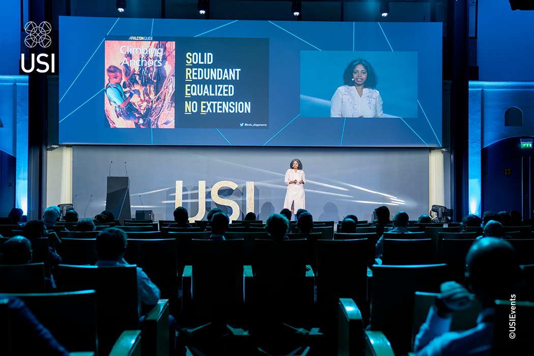 [USI2022] ✨ Indu Alagarsamy (<a href="/Indu_alagarsamy/">indu@hachyderm.io 🪷</a>) est passionnée par les architectures techniques orientées événements et intensives. 
Elle contribue régulièrement à la communauté internationale du Domain Driven Design !

#patterns #engineering #tech #DDD
