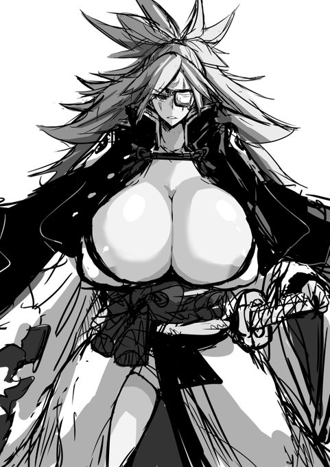 カラーだと引っかかったので白黒で投稿してみる梅喧 