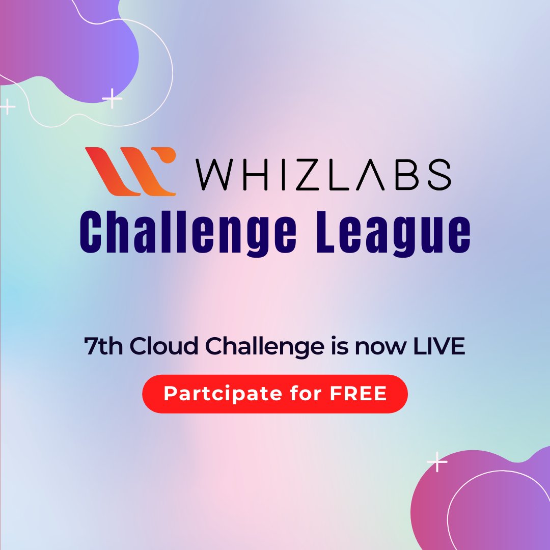 Whizlabs's tweet photo. 📣Here are the top-3 winners of the 6th #cloud challenge from #WhizlabsChallengeLeague🎉:
🏆 Sonia Ni
🏆 Tanmoy Chatterjee
🏆 Sridhar Kasukurthy

𝐏𝐚𝐫𝐭𝐢𝐜𝐢𝐩𝐚𝐭𝐞 𝐟𝐨𝐫 𝐅𝐑𝐄𝐄: https://t.co/iHLSZuTGMb

#CloudComputing #HandsOnLab #LabChallenge #AWSCloud #Azure https://t.co/u71euCycea