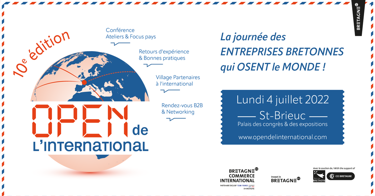#OPENBCI22 🌍 Vous êtes déjà plus de 850 participants inscrits ! Il est encore temps de prendre votre billet pour la 10ème édition de l’OPEN de l’international qui a lieu à Saint-Brieuc le 4 juillet 🚀 J-3 avant la clôture des inscriptions ⚠️ opendelinternational.com