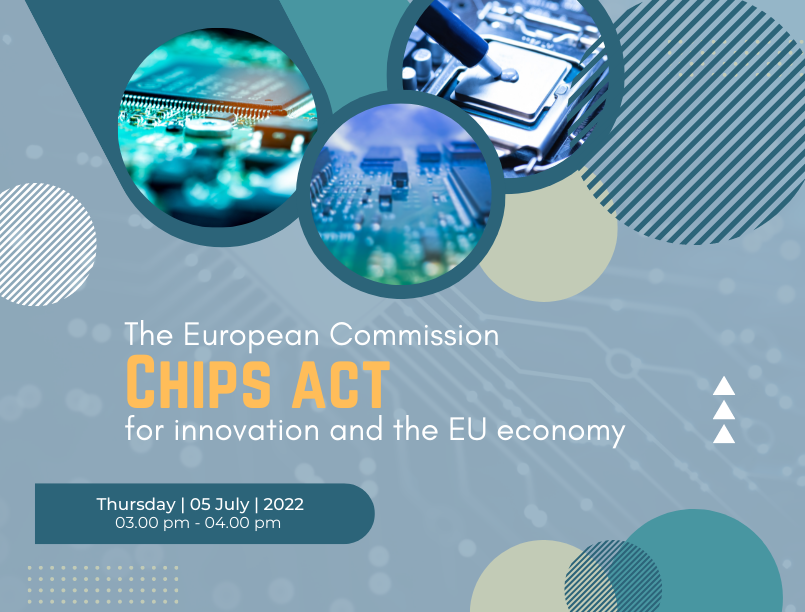 Eurochambres's tweet photo. On 5 July, Eurochambres &amp; @DIHK_News will host “The European Chips Act: are we getting it right?” webinar. The aim is to discuss what it takes to create a stronger #semiconductor ecosystem in the #EU with EU institutions &amp; #businesses.
All the info: https://t.co/ujuFACXJGk https://t.co/k4pFvMsTOn
