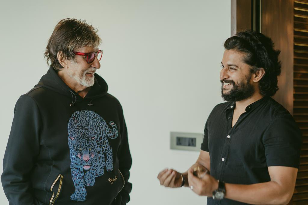 NameisNani's tweet photo. Most memorable sir @SrBachchan 🙏🏼
Fan moment ♥️ https://t.co/B0a7dAdqN0