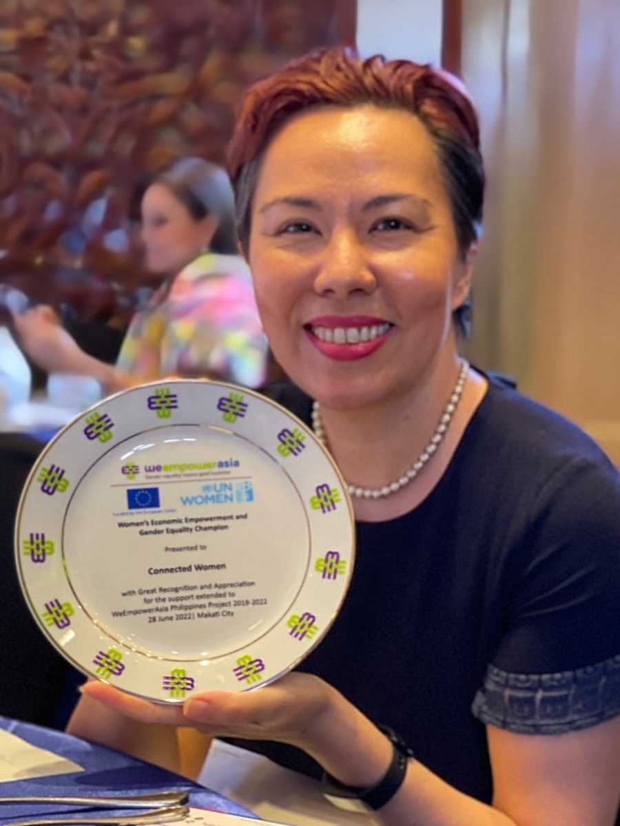 Celebrating the close of  #WeEmpowerAsia program in PH with <a href="/UN_Women/">UN Women</a>, funded by the <a href="/EU_Commission/">European Commission</a>.
We are so grateful that #ConnectedWomen had an opportunity to be part of this program which was a catalyst for our #AI #DataAnnotation training Elevate AIDA. #unwomen #ai4good