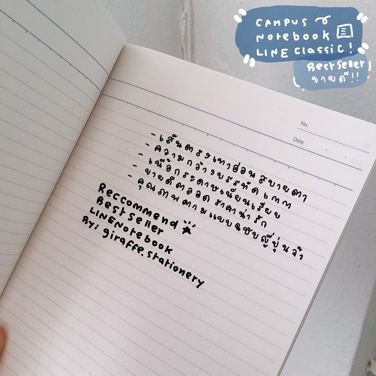 giraffereview's tweet photo. Campus Notebook สมุดโน้ตเส้นตรงสันกาวปกสีน่ารักขนาด B5 ใครใช้สมุดแบรนนี้จะทราบกันดีอยู่แล้วน้า ว่าเนื้อกระดาษคุณภาพดีมาก ผิวสัมผัสเนียนละมุนมือมากค่ะ จดสรุป เขียนบันทึก รุ่นนี้การันตีความคุ้ม สีกระดาษเป็นแบบถนอมสายตาด้วยน้าา 😘😘🇯🇵#รีวิวเครื่องเขียน https://t.co/oYzSjvoBEE
