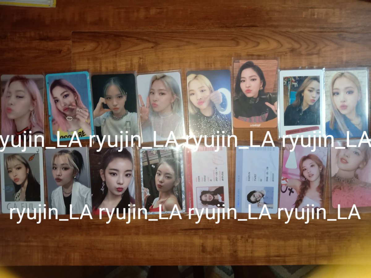 ryujin_LA's tweet photo. wts lfb TWICE ITZY ryujin noot noot

TWICE + ITZY

- strictly sold as a set for 5000 
- payo GCASH
- can look for kahati, but will only ship &amp; transact to one person https://t.co/lTm3o7BVbH