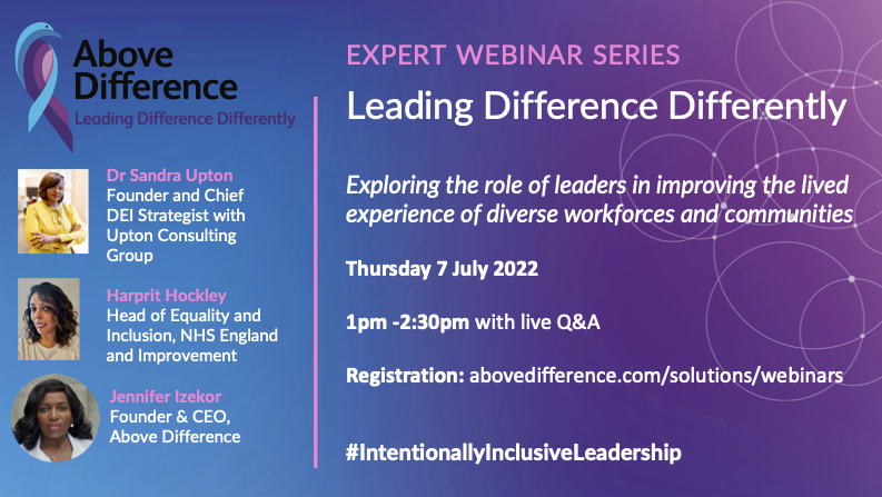 Abovedifference's tweet photo. Join our panel of experts to explore how to #LeadDifferenceDifferently and the key role #leaders play in shaping #inclusiveworkcultures through the lived experience of #diverseworkforces and #communities
Register: https://t.co/zlelBTyToJ https://t.co/JShb7K04Wr