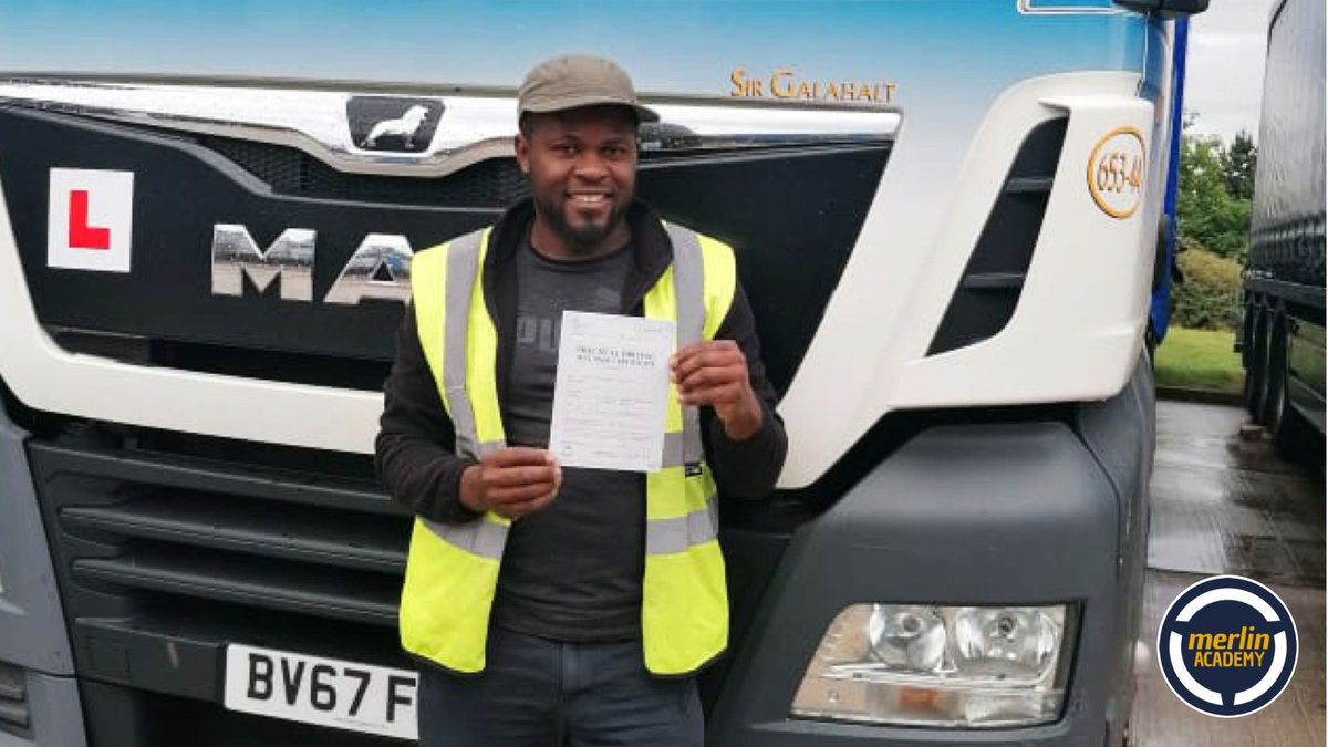 Merlin_Academy's tweet photo. Another test pass. Congratulations Lovemore who passed his CAT C+E in Peterborough. Congratulations from all of us at Merlin Academy.

01536 533696 
training@merlinacademy.co.uk
https://t.co/DNIEKflC7K https://t.co/OsYYgYCrqn