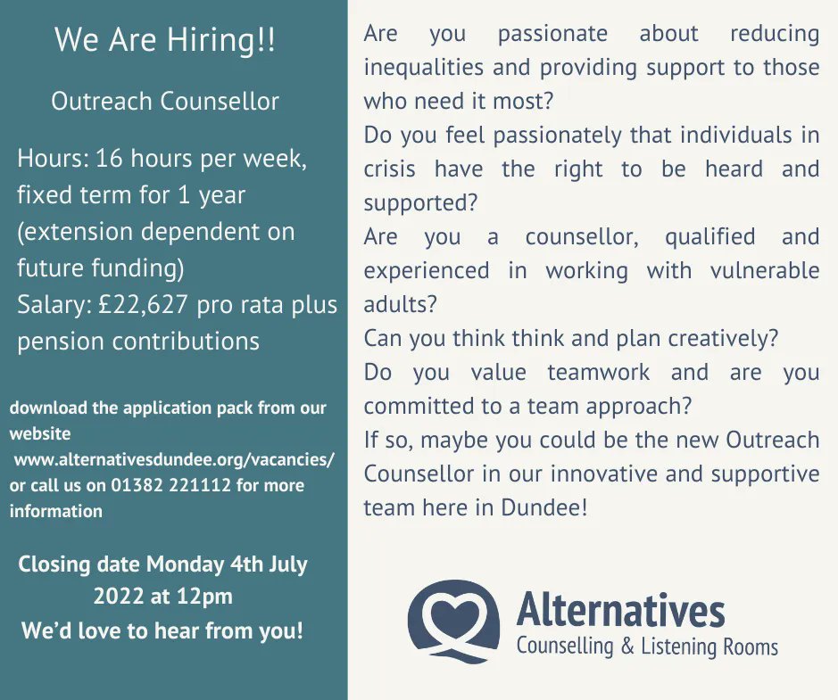 Alternatives Counselling & Listening Rooms tweet media