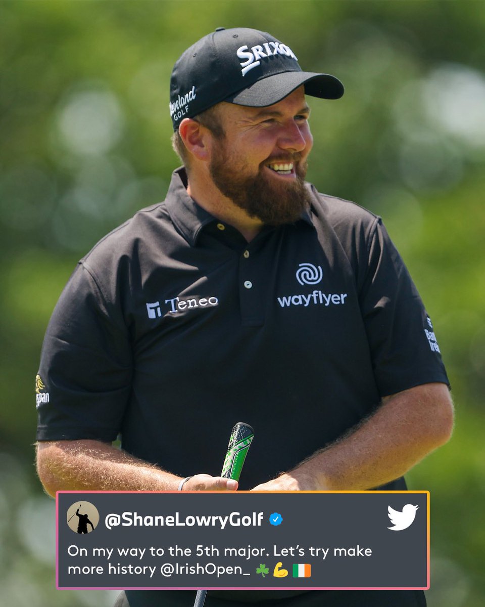 This week means everything to <a href="/ShaneLowryGolf/">Shane Lowry</a> 💚

#HorizonIrishOpen☘️