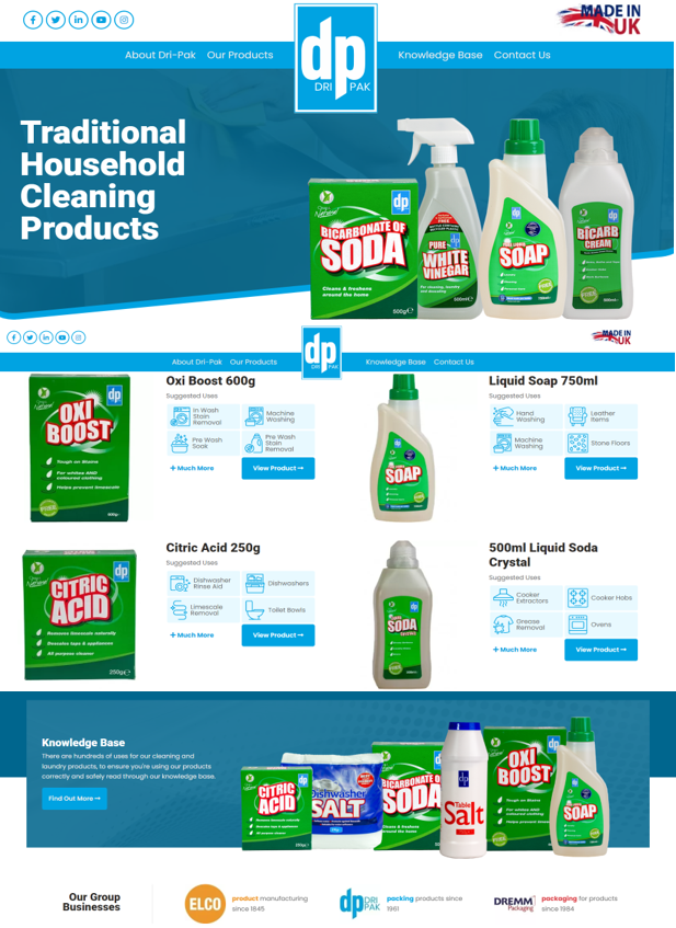 DriPak's tweet photo. New Website!!! check out our new and improved website with our full range of Household & Laundry, Food Salt & Personal Care Products
https://t.co/Udw6DN9dnf
#traditionalcleaning #dripak #cleaning
#sodacrystals #bicarbonateofsoda #whitevinegar #tablesalt #himalayanpinksalt https://t.co/7Oa9cZzXeY