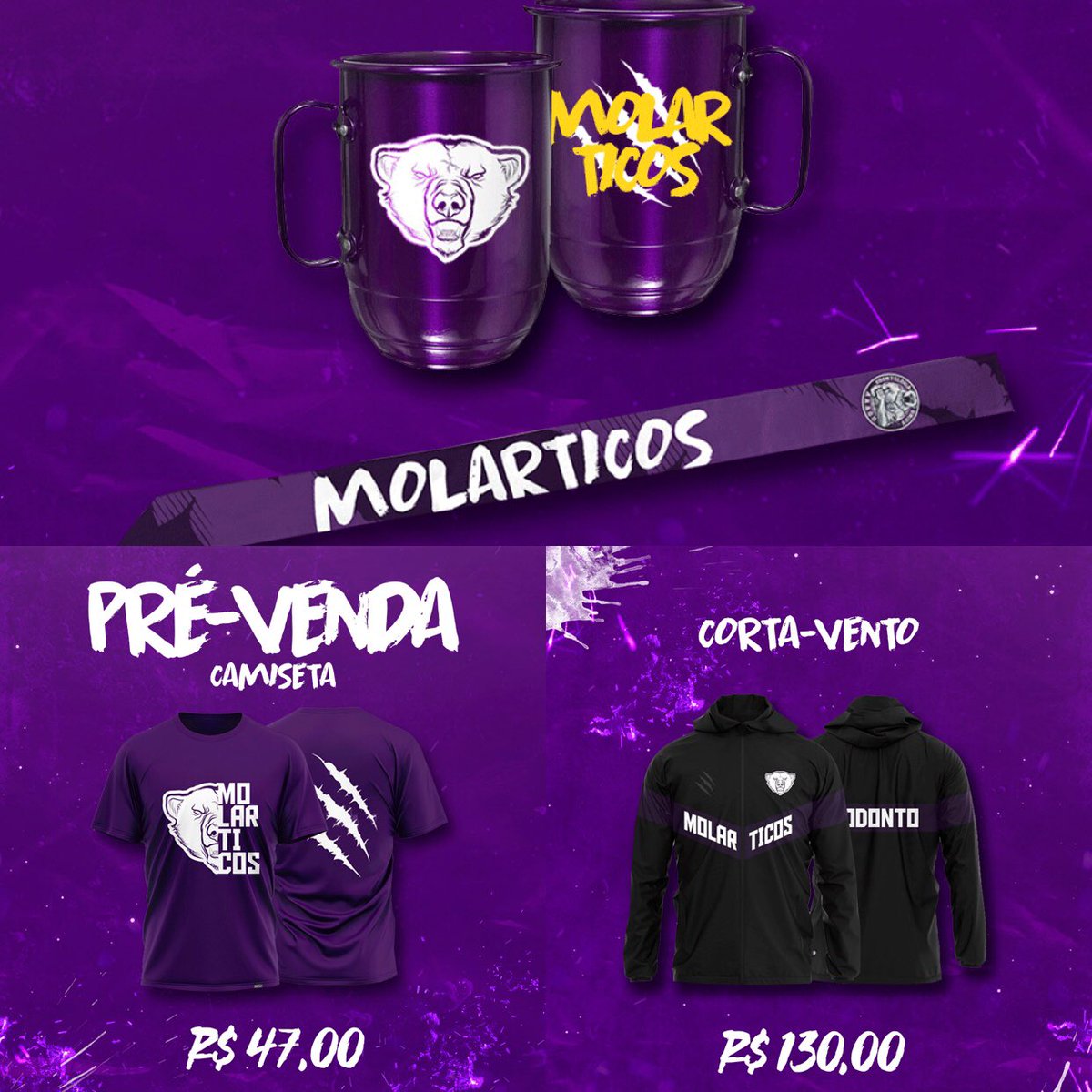 aaaoumolarticos's tweet photo. PRÉ VENDA MOLARTICOS! 🐻‍❄️💜
Mais informações no nosso insta @molarticos ursos! https://t.co/03AnOOFRNP
