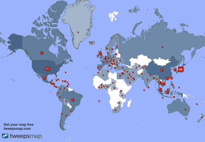 Special thank you to my 102 new followers from Japan, Taiwan, and more last week. https://t.co/oeQIdmyzC7