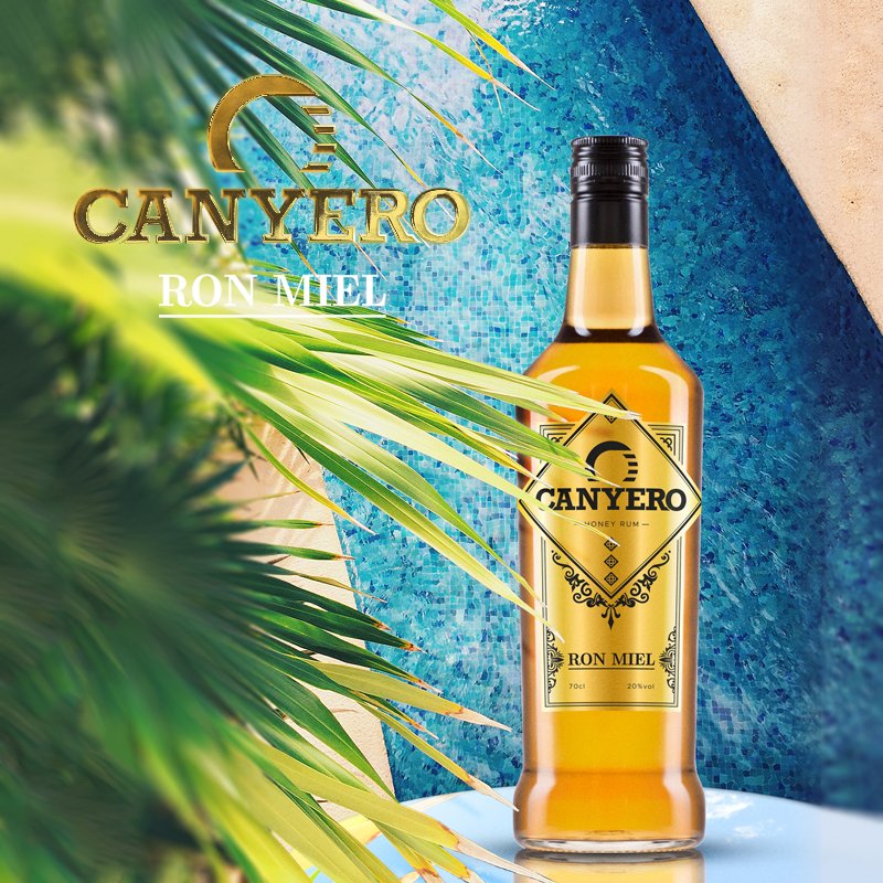 Glad to present the new image for our #Canyero #RonMiel - #HoneyRum!! The perfect drink for the summer, a blend of #Caribbeanrums with delicious honey, produced in #spain 💃☀️

Available on our website, also with the Canyero Salted Caramel. barcelonaspiritbrands.com