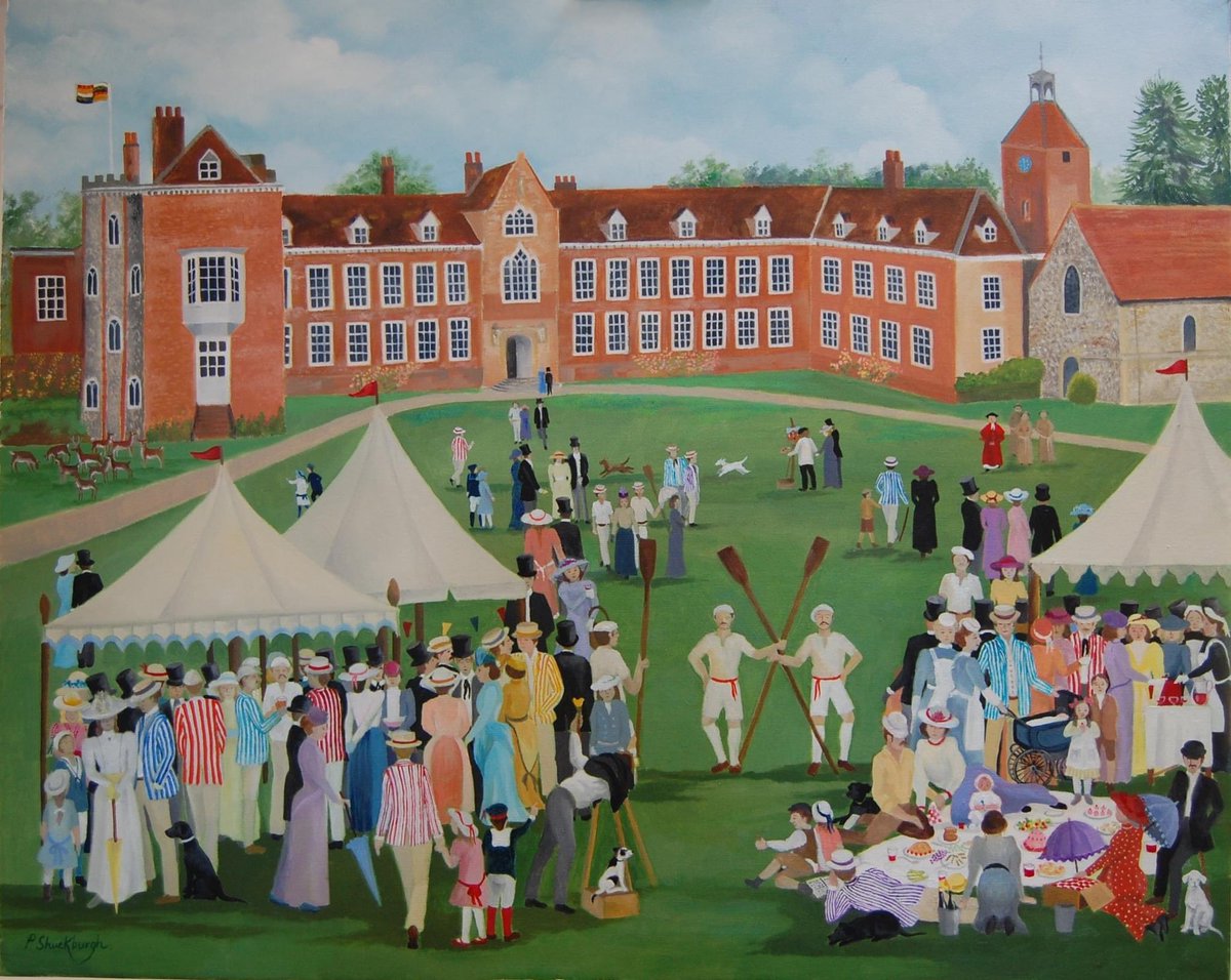 Henley Royal Regatta 2022 starts today. Thomas Stonor, later 3rd Lord Camoys, chaired the meeting at the which the regatta was founded in 1839 and was one of the first stewards. Good luck to those competing in the Stonor Challenge Cup for open women’s double sculls.
<a href="/PipShuck/">Pip Shuckburgh</a>