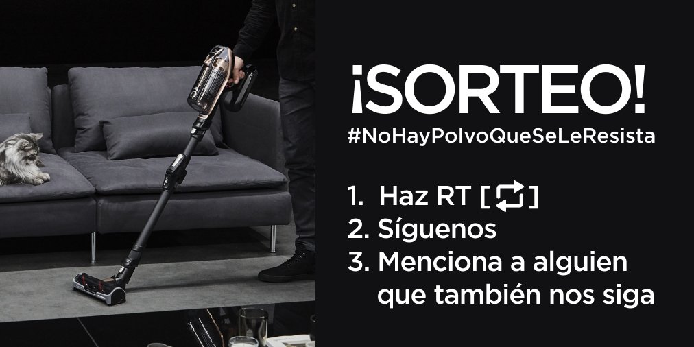 🔴 #SORTEO #NoHayPolvoQueSeLeResista
🎁 Sorteamos un aspirador X-Force Flex 15.60 en cada canal de ROWENTA España: Facebook, Instagram y Twitter.

Haz [RT+Follow] y menciona a 1 persona también seguidora de la marca

📆 Tienes tiempo hasta el 7 de julio incluido.

¡Suerte!