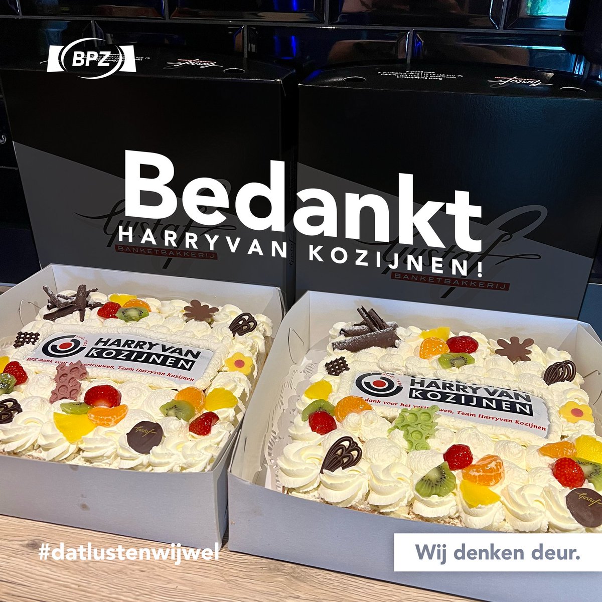 Vanmorgen stond er een heerlijke verrassing van Harryvan Kozijnen voor de deur! 🍰

Bedankt voor de heerlijke taarten en de prettige samenwerking(en)! 🎊

#datlustenwijwel #samenwerken
#opnaardevolgende #teamBPZ
