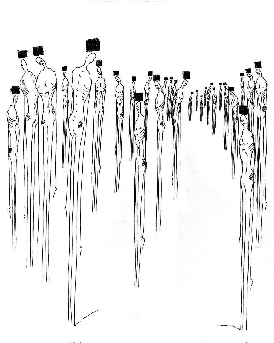 Denying their existence as they no longer belong here..