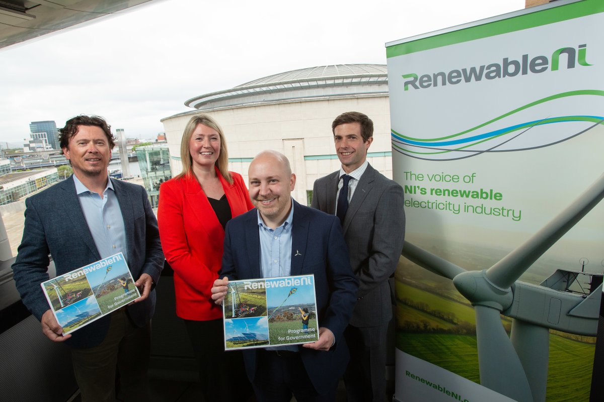 RenewableNI's tweet photo. To reach 80% renewable electricity by 2030 we need change to achieve it @RenewableNI is launching a Programme for Government this morning setting out a course of action. #RNIPfG https://t.co/QeAvzFsify