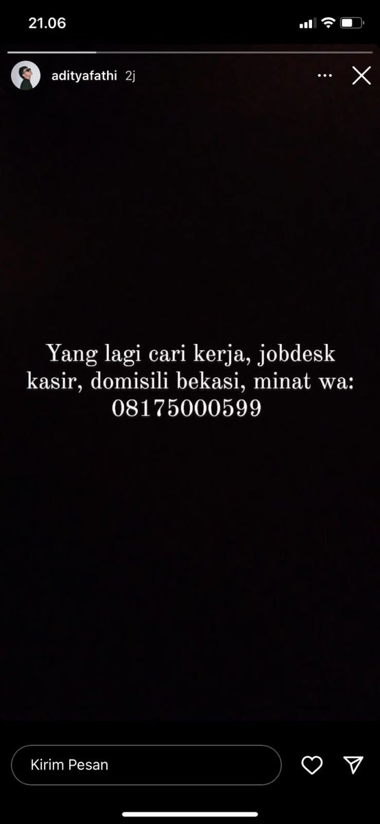 Boleh yang mau kerja di cafe #LoKerBekasi