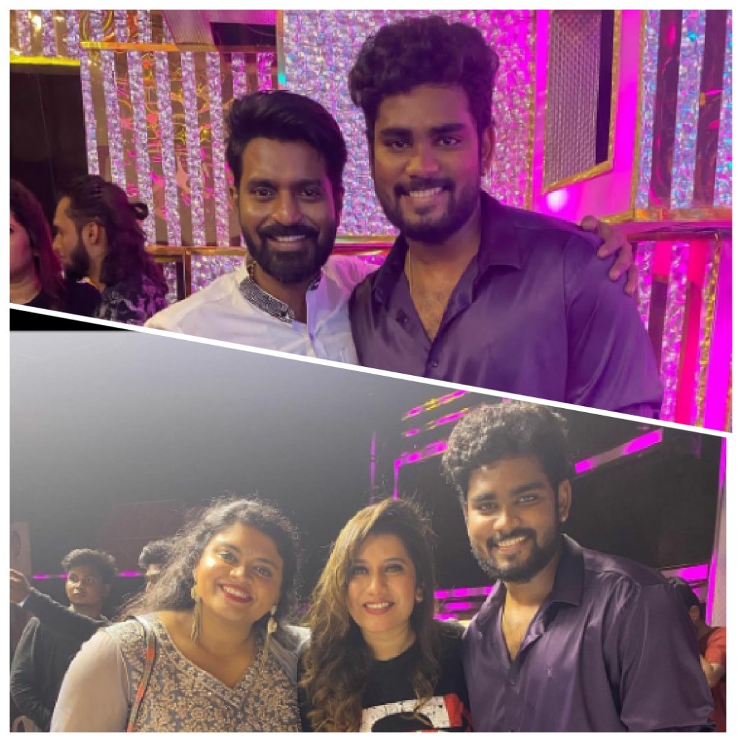 Pavithra_1708's tweet photo. #SamVishal with #Priyanka babyy #Makapa & #Punya sis ♥️😍 #AllFavs #SS7 https://t.co/j1nhLLcwv1