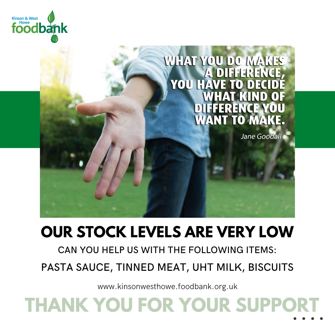 We are constantly blown away by our local community and the way in which you respond in times of need. With everyone contributing, even one tin at a time, we can change someone's life: bringing relief, a sense that they are not alone and hope for the future. Thank you!