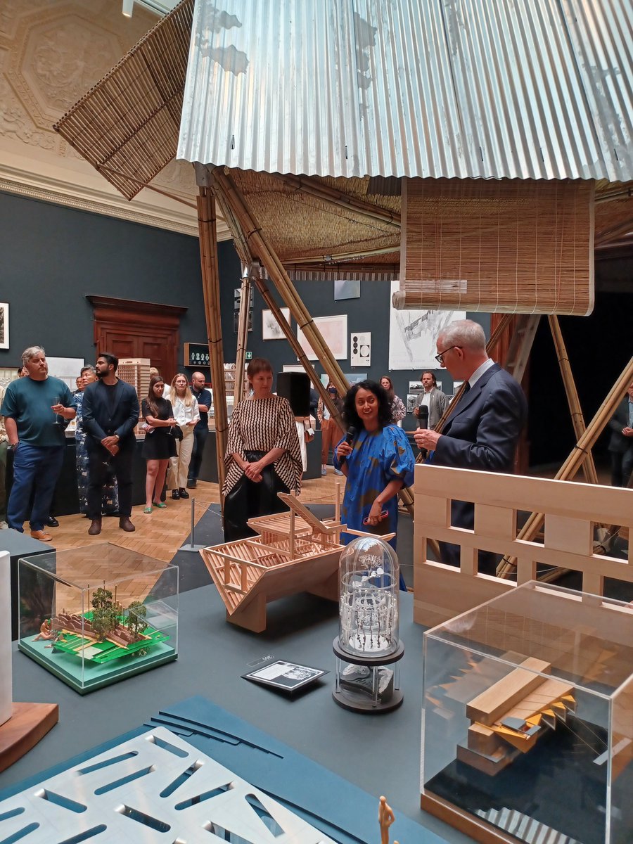whitearkitekter's tweet photo. "This [Sara Cultural Centre] is the largest timber building in the world, here to show British insurers and government that we CAN build in timber."
- Niall McLaughlin, Co-curator, Architecture Room #RAsummer

Read more about Sara at @royalacademy here:
https://t.co/40BaUNahYr https://t.co/L5VZzxzv35