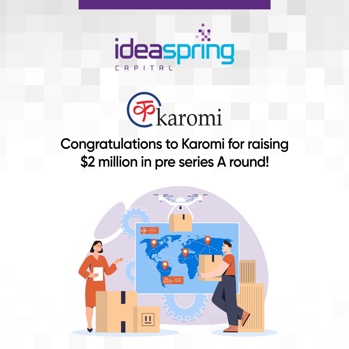 Congratulations Karomi for raising $2 Mn in their Pre-Series A round! We are excited to continue partnering with them as they go on to become the leading end-to-end packaging artwork management solution. Looking forward to many more milestones! #ideas #innovation #startups