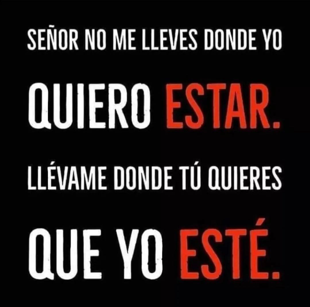 Hacer la voluntad de Dios es la mejor decisión que puedes tomar.
Cristo sabrá guiarte por el camino que te haga llegar a la plenitud.

#FelicidadPosible #SoloDiosBasta #YoConfío #FelizMartesATodos