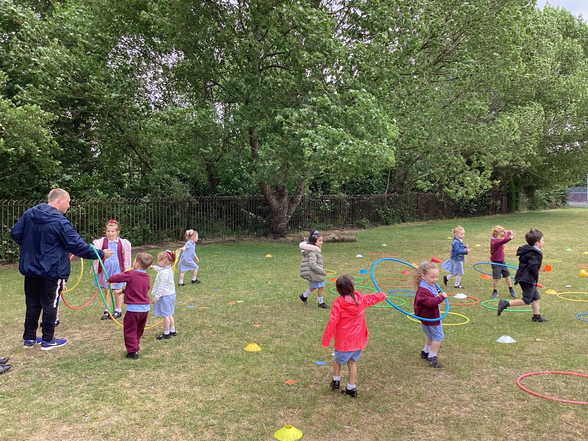 St Robert Bellarmine on Twitter "Nursery having a go at Orienteering