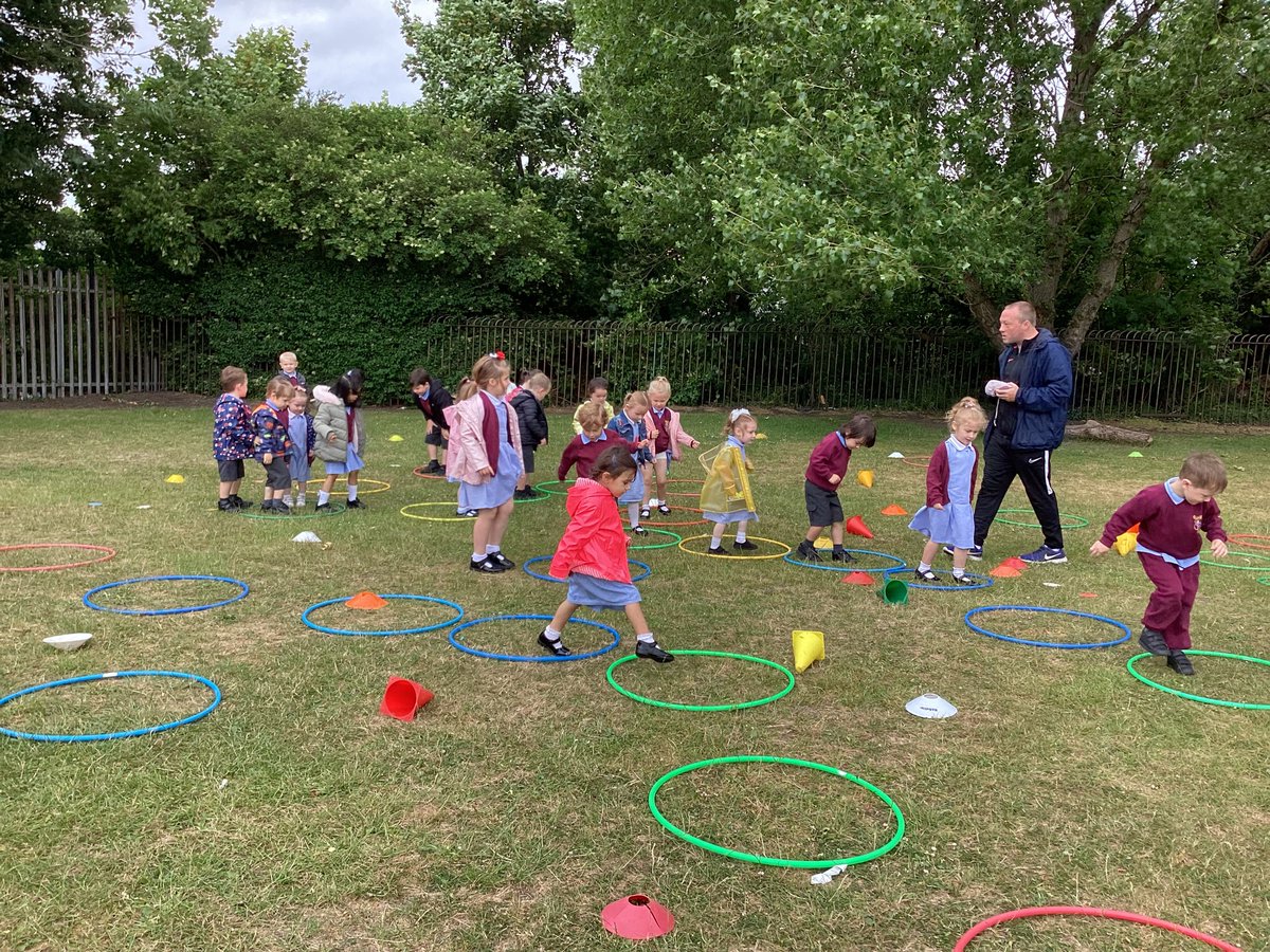 St Robert Bellarmine on Twitter "Nursery having a go at Orienteering