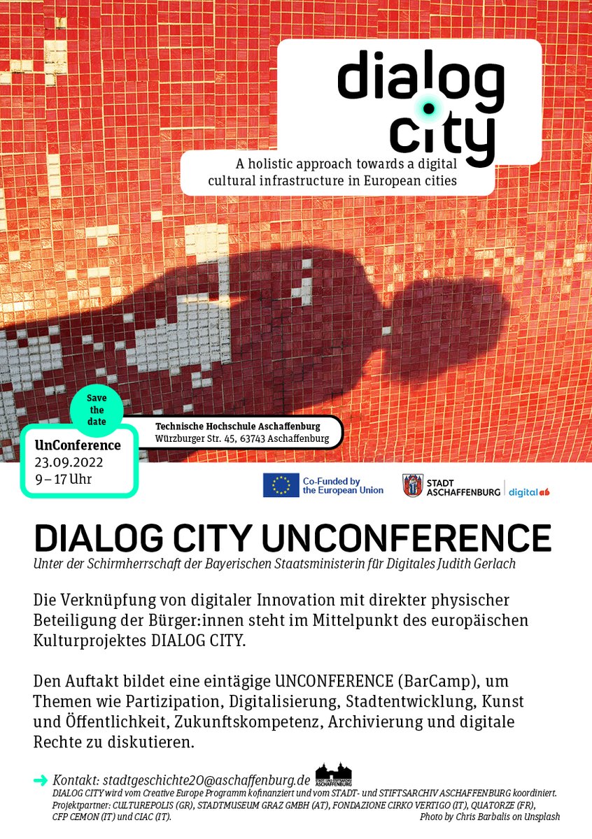 Yes. Das kommt bald,- #unconference #BarCamp #Projekt #DialogCity #EU #THAschaffenburg
#archive20 #digitalab