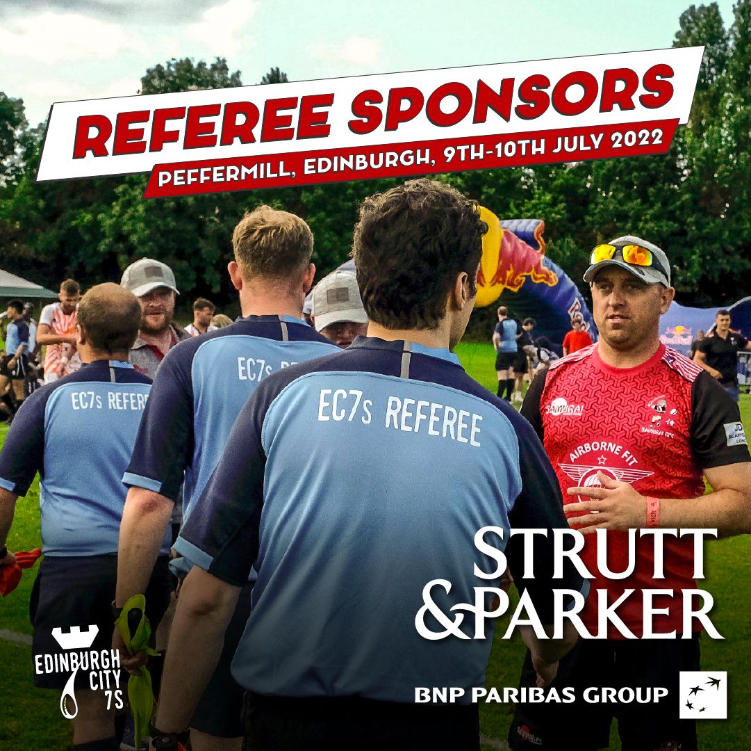 edinburghcity7s's tweet photo. Shout out to the people who make it all possible and the sponsor that supports them!
Proud to announce that @struttandparker is our referee sponsor for 2022! #EC7s https://t.co/VeInqsWCWY