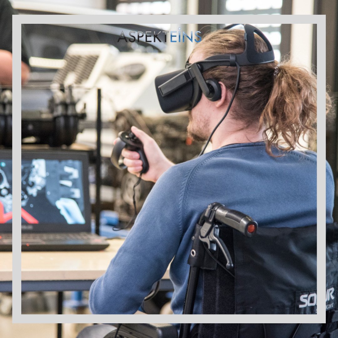 Um auch kognitiv und körperlich behinderten Menschen eine Ausbildung im Kfz-Handwerk zu ermöglichen, soll die adaptierte Lernplattform „InKraFT“ weiterhelfen und mit VR-Lernumgebungen zu mehr Inklusion beitragen. 
Mehr dazu:

aspekteins.com/kfz-werkstatt-…