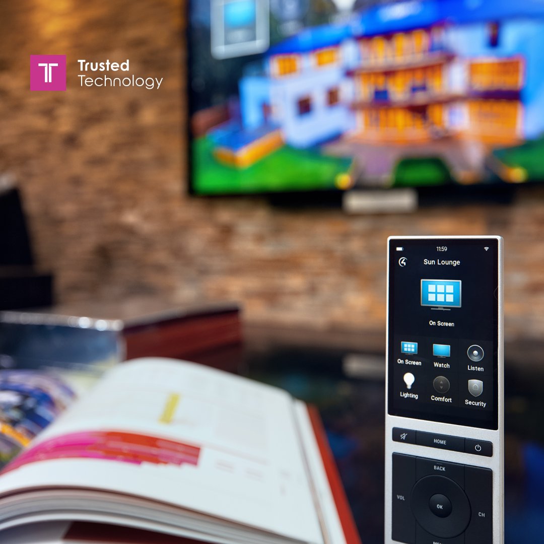 Home automation service Control4 gives you the ability to control your whole home from one remote control📱

#homeautomation #security #technews #smarttechnology #automation