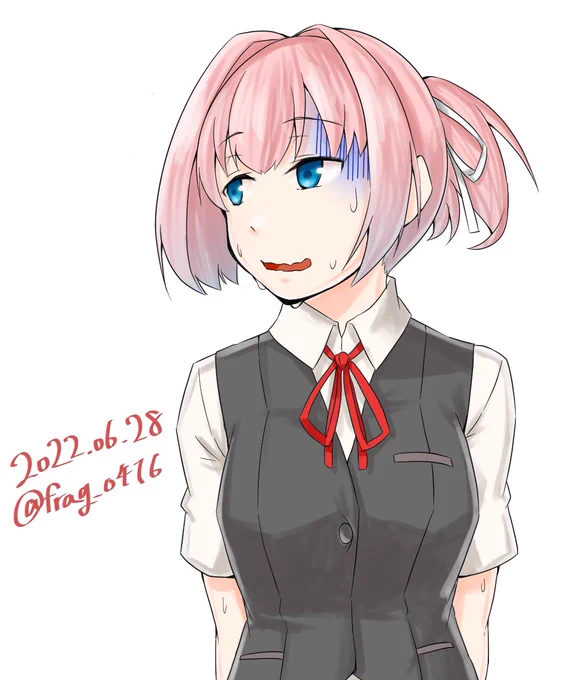 落ち度に心当たりアリアリのぬいぬい#艦これ版深夜の真剣お絵描き60分一本勝負#艦これ版真剣お絵描き60分一本勝負_20220628 