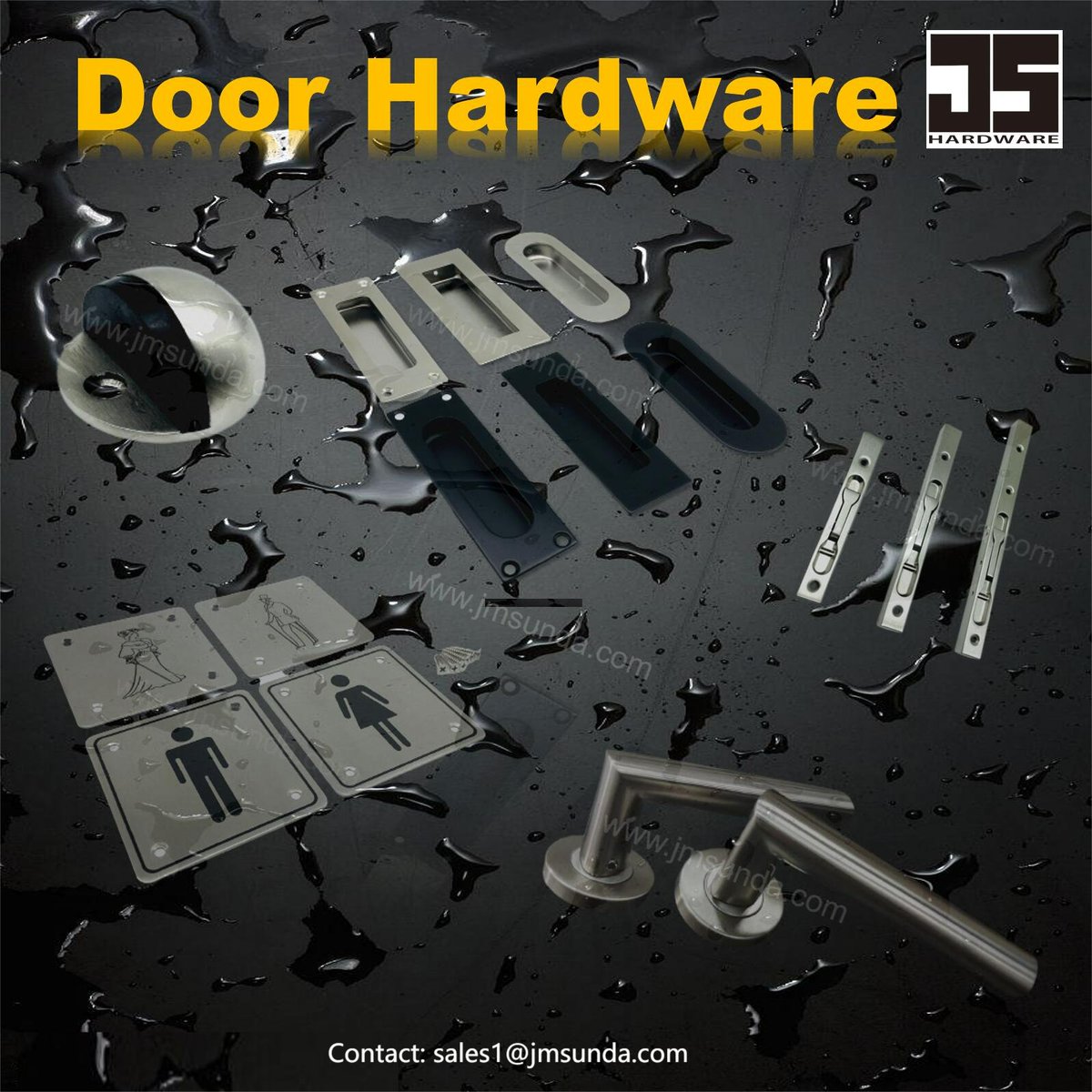 ChristyLiang7's tweet image. Stainless Steel Door Hardware #doorhardware #flushpull #signplate #doorhandle #leverhandle #black #architecturialhardware Contact: sales1@jmsunda.com