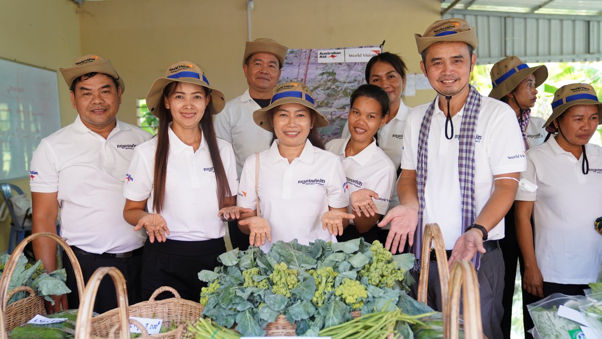 WorldVisionKH's tweet photo. World Vision Cambodia celebrated the achievement and closure ceremony Micro-Franchised Agriculture Service Expand Phase-2 (Mase 2 project) for five years (2017-20022) in Kirivong district, Takeo province. #WorldVisionCambodia #WomenEmpowerment #MASE2 #Agriculture #DFAT https://t.co/TF6sATpvgd