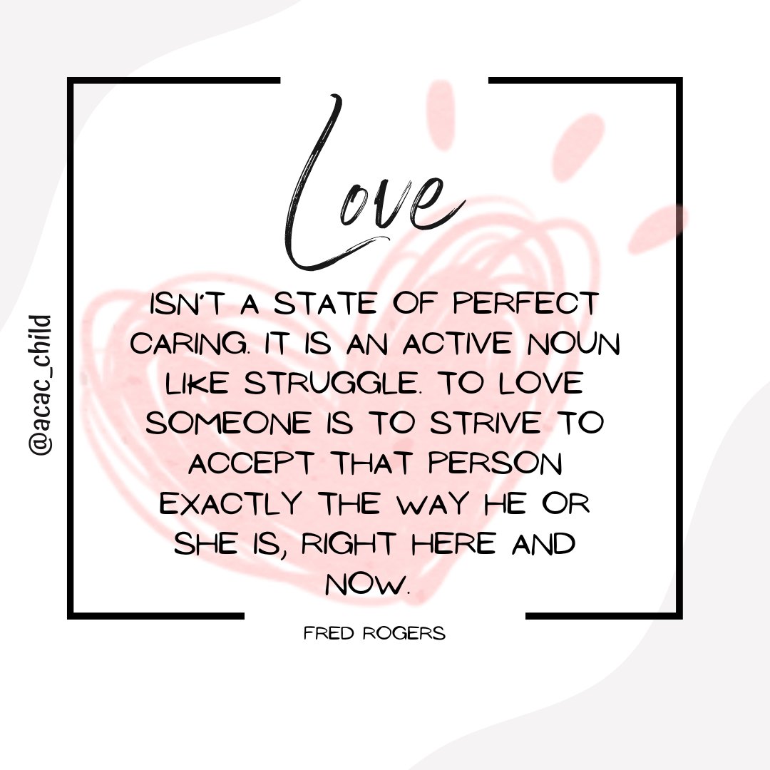 acacchild's tweet image. #counselingchildrenandadolescents #love #unconditionalpositiveregard #MrRogers