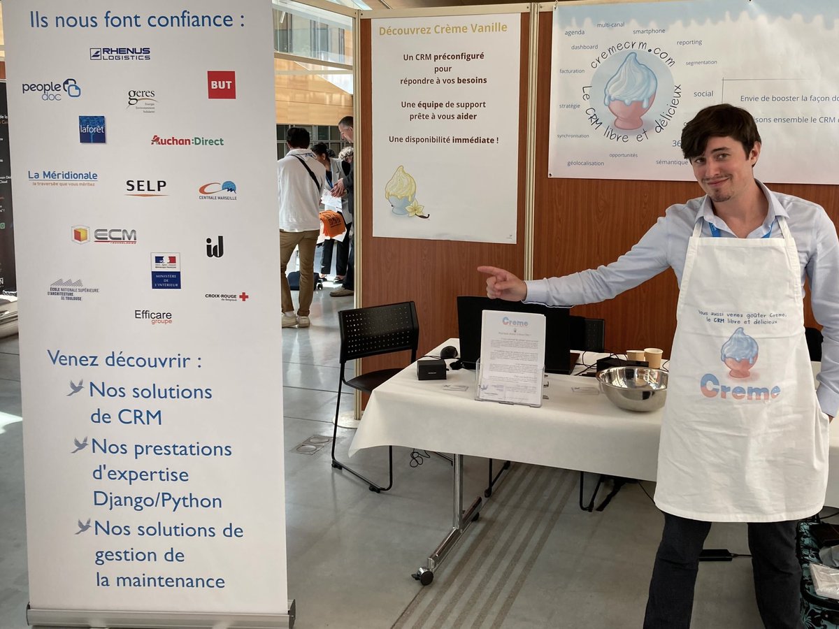 Retrouvez-nous aujourd’hui aux #RPLL à Lyon sur le stand A08 pour discuter #crm et #logiciellibre.