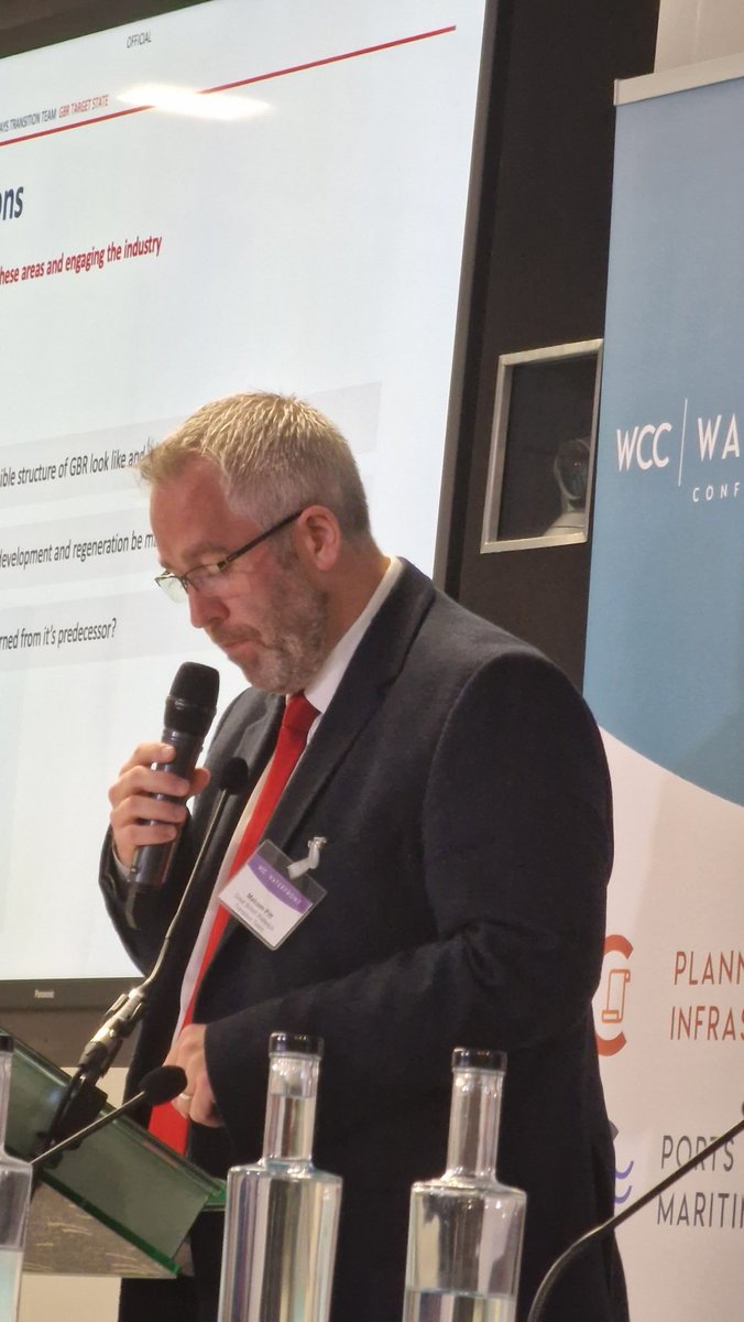 mersongroup's tweet photo. Great to be at #Stations22 rail conference in London today, lot's of great speakers and movers and shakers from UK Rail here today. Malcolm Pitt presenting here on the Great British Railways transition process among many other current topics. https://t.co/Lw5DdjoAoH