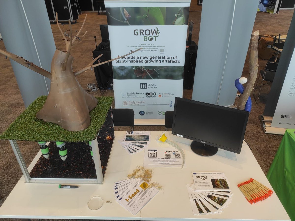 Come and join the #erf2022 ! You can find us at @IITalk stand with our @plantoidproject @GrowBot_project and @iSeed_project