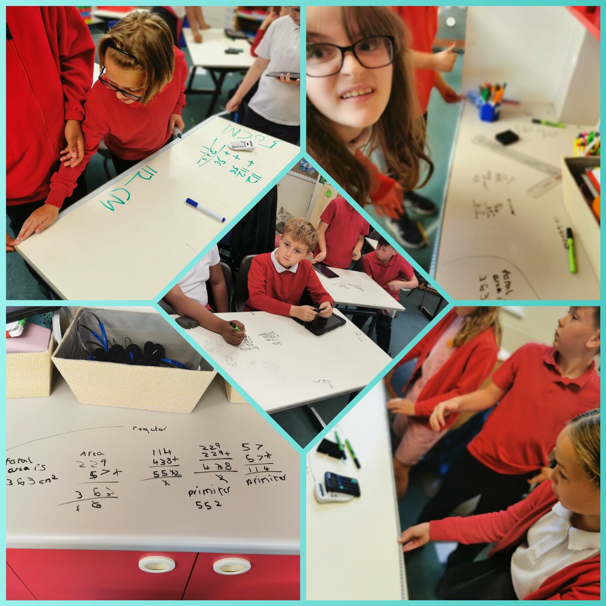 Harlech5class's tweet photo. Dosbarth Harlech are busy finding the perimeter and area of classroom objects and spaces #ambitioscapable @LlanmartinPrim https://t.co/1c37Al4Tzf