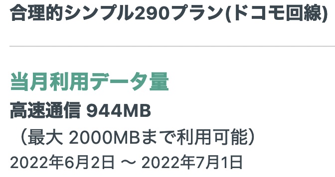 合理的シンプル290プラン ドコモ回線 日本通信sim 障害者戦記